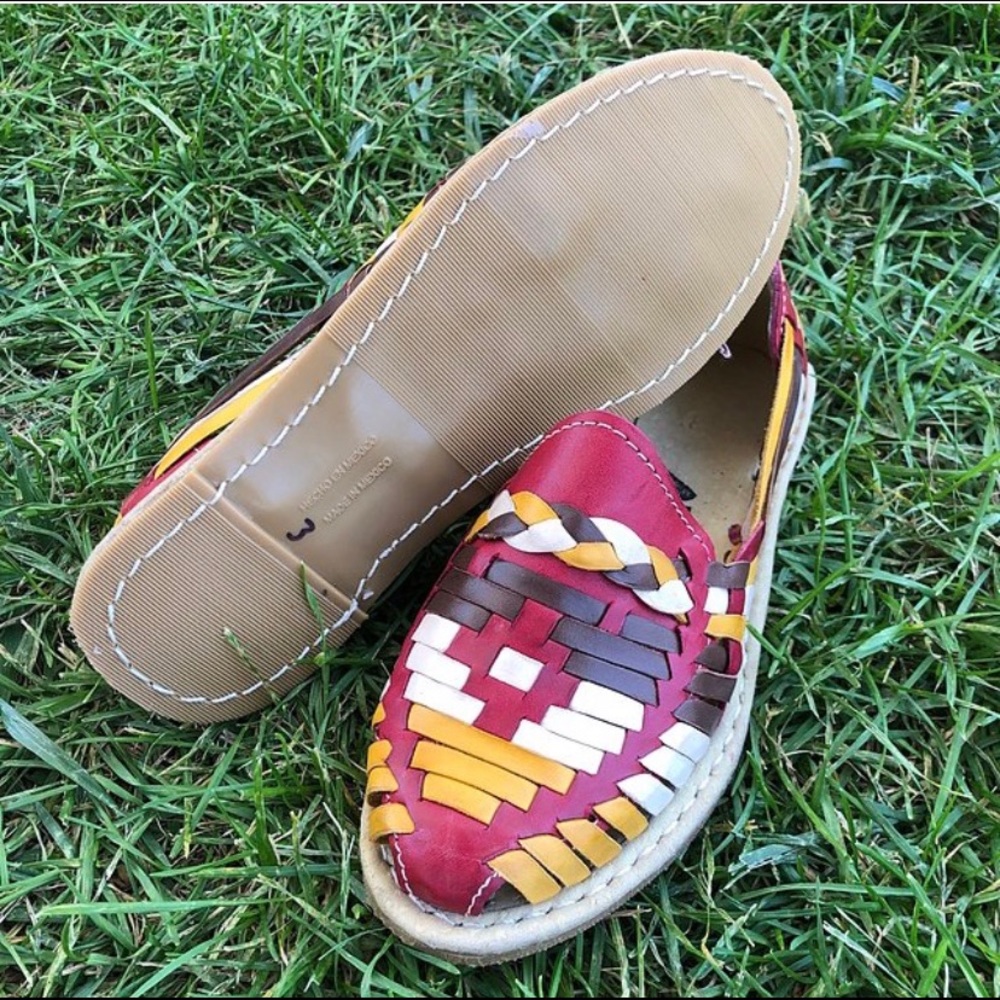 Women’s leather sandals/huarache Mexican Hand made - Picture 3 of 6